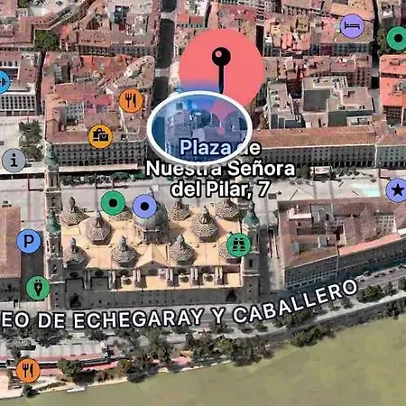 La Plaza Del Pilar Apartment Zaragoza Exterior photo